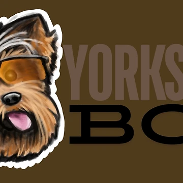Artwork thumbnail, Yorkshire Boy Sticker by CreateForDogs