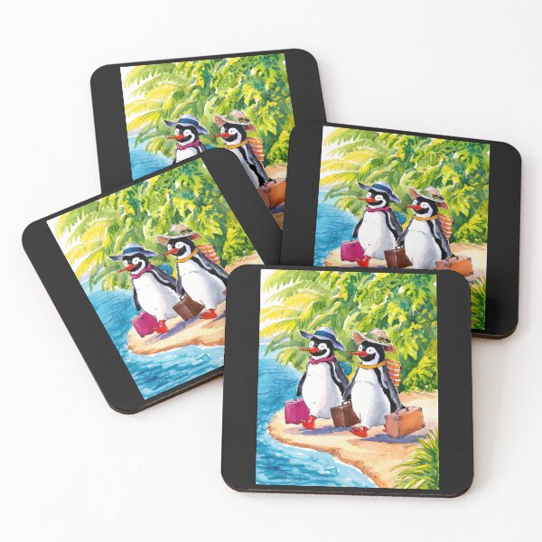 Item preview, Cool Penguin Couple Holiday designed and sold by Alex Songs.