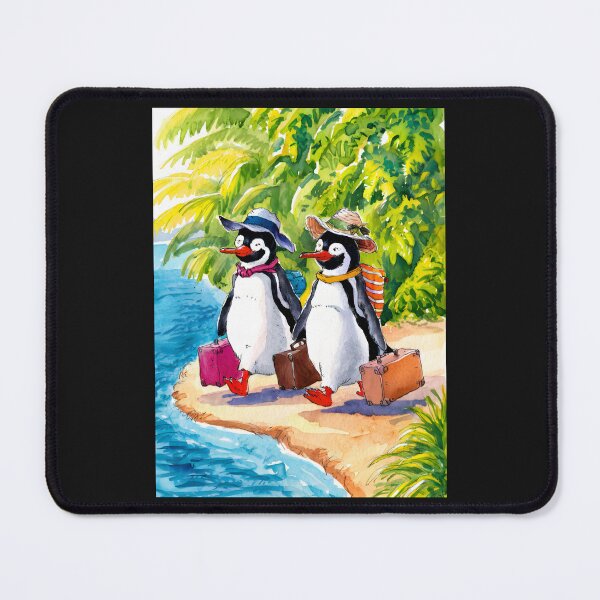Item preview, Cool Penguin Couple Holiday designed and sold by Alex Songs.