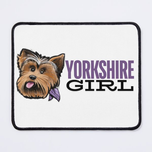 Item preview, Yorkshire Girl Sticker designed and sold by CreateForDogs.