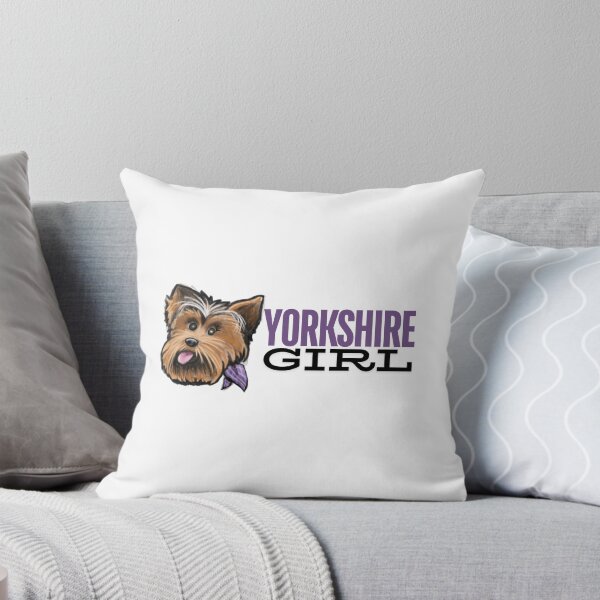 Item preview, Yorkshire Girl Sticker designed and sold by CreateForDogs.