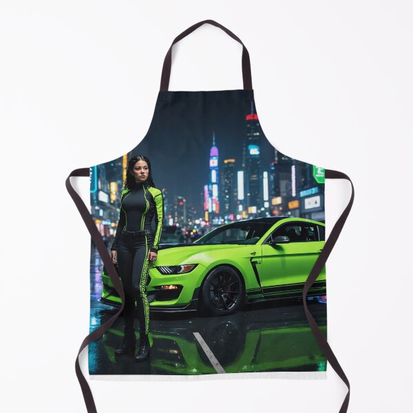 Item preview, Tuned Mustang GT in green with racing driver designed and sold by Salimgor Hangaround Music.