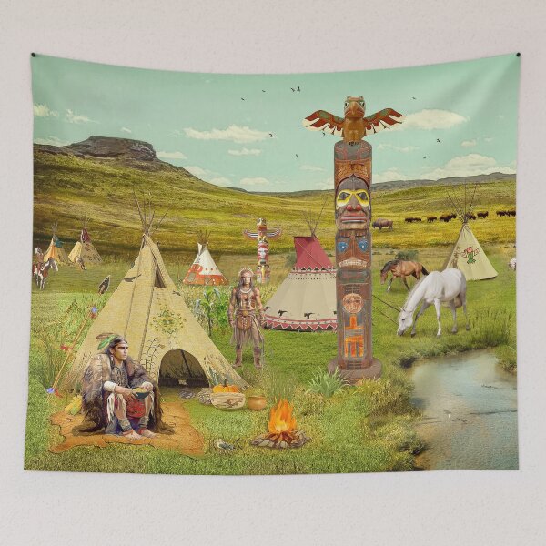 Item preview, Teepees in the meadow designed and sold by PrivateVices.