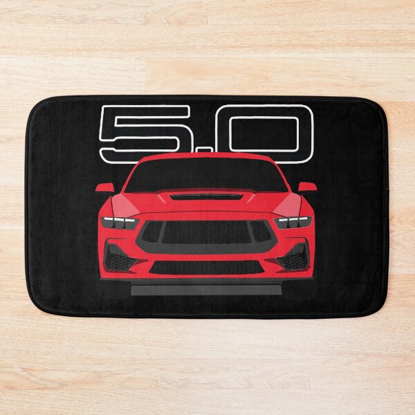 Item preview, 7th gen COYOTE s650 dark horse Mustang GT 5.0L V8 race red simplistic designed and sold by cowtownCOWBOY.
