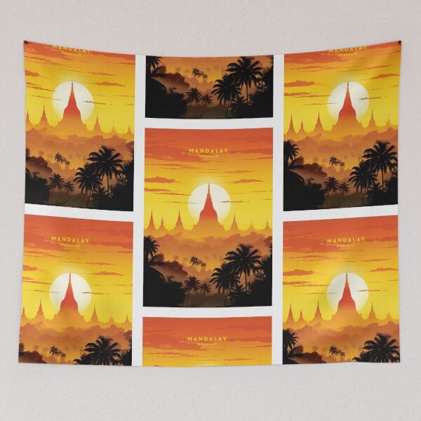 Item preview, Mandalay Myanmar Cultural Heart designed and sold by NeuralVibe.