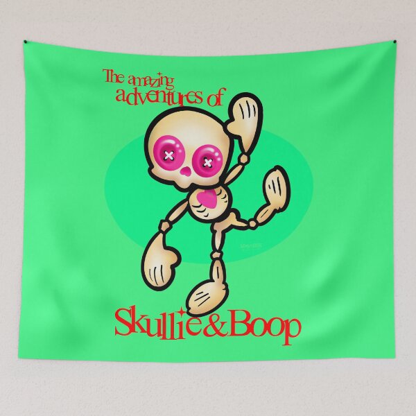 Item preview, Skullie and Boop designed and sold by MetroInk.