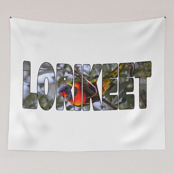 Item preview, LORIKEET - Bird in Gum Tree - Australia designed and sold by Adam Gormley.