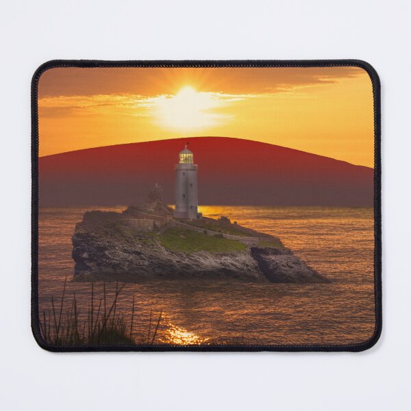 Item preview, Godrevy Lighthouse Sunrise designed and sold by Alisonchambers2.
