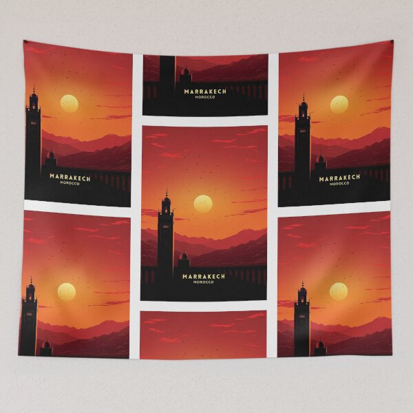 Item preview, Marrakech Morocco Exotic Markets designed and sold by NeuralVibe.