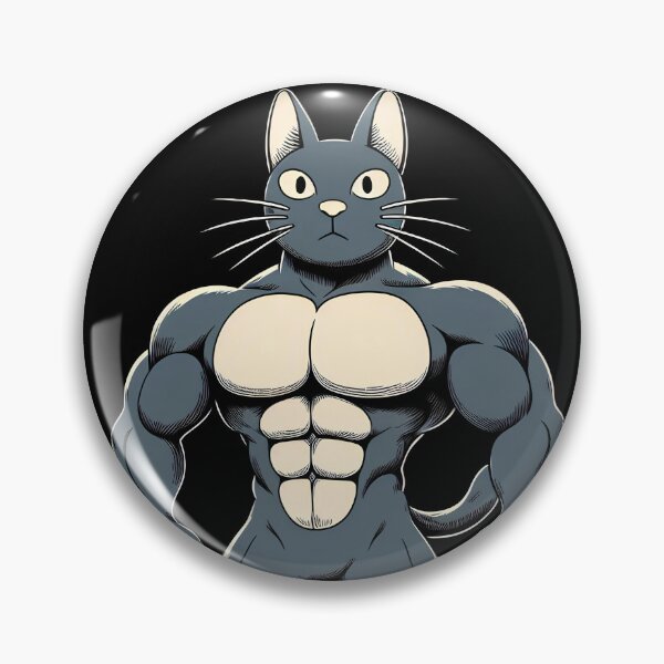 Item preview, Muscle Bodybuilder Gym Cat designed and sold by cutenesss.