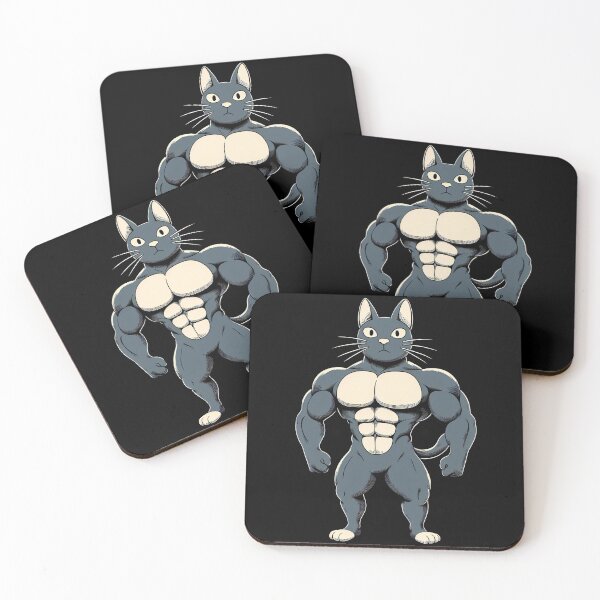 Item preview, Muscle Bodybuilder Gym Cat designed and sold by cutenesss.