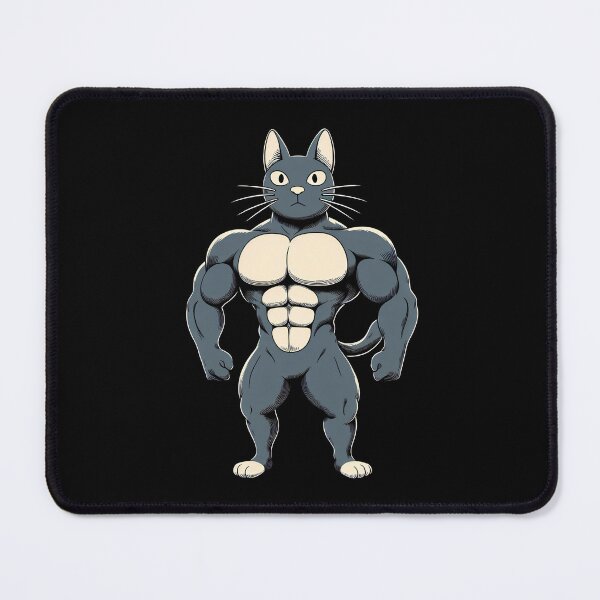 Item preview, Muscle Bodybuilder Gym Cat designed and sold by cutenesss.