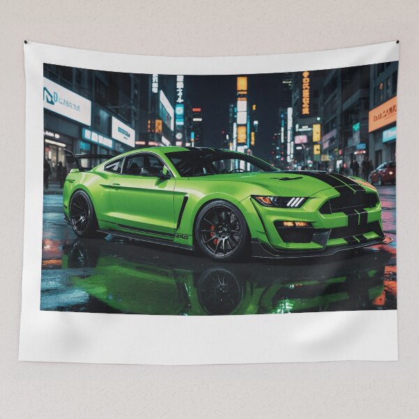 Item preview, Tuned Mustang GT in Neon Green V2 designed and sold by Salimgor Hangaround Music.
