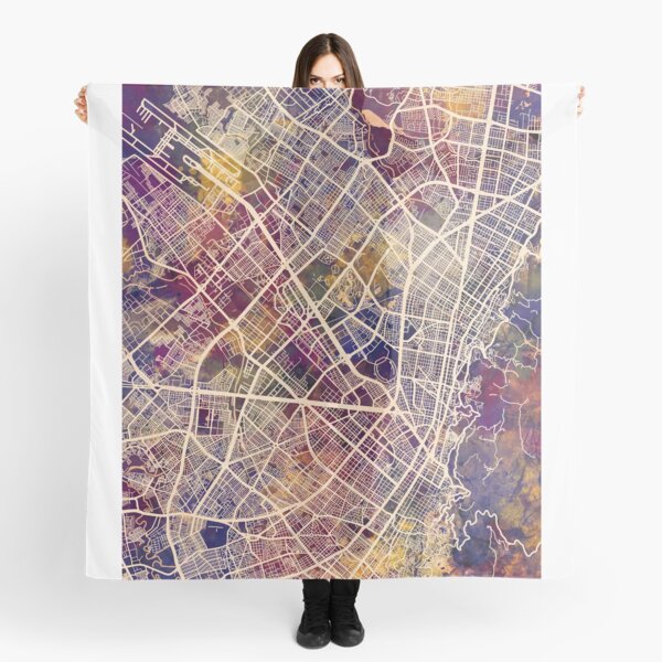 Item preview, Bogota Colombia City Map designed and sold by ArtPrints.