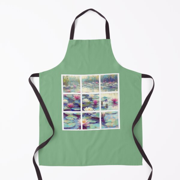 Item preview, Lotus Pond in Summer designed and sold by EllyArtStudio.