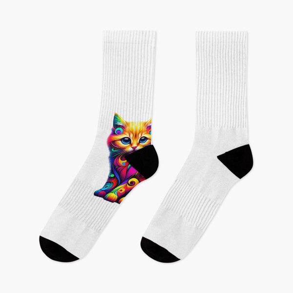Item preview, Colorful kitten designed and sold by ModederZukunft.