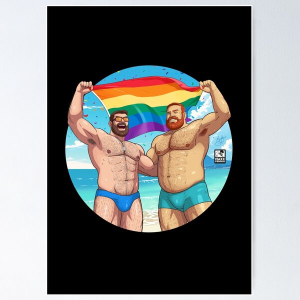 Item preview, Gay Pride Beach designed and sold by MaxxFergus.