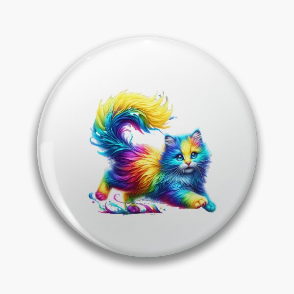 Item preview, Playing colorful cat designed and sold by ModederZukunft.