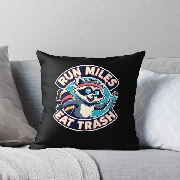 Item preview, Run Miles Eat Trash Funny Raccoon Graphic Art designed and sold by Dressed For  Duty.