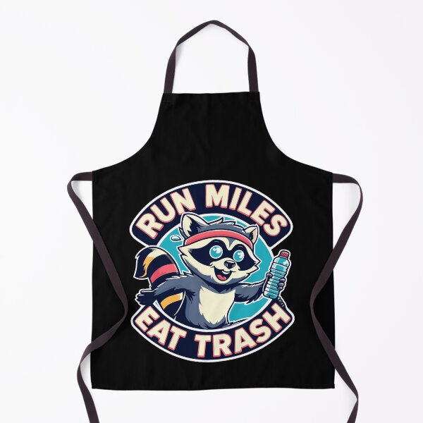 Item preview, Run Miles Eat Trash Funny Raccoon Graphic Art designed and sold by Dressed For Duty.