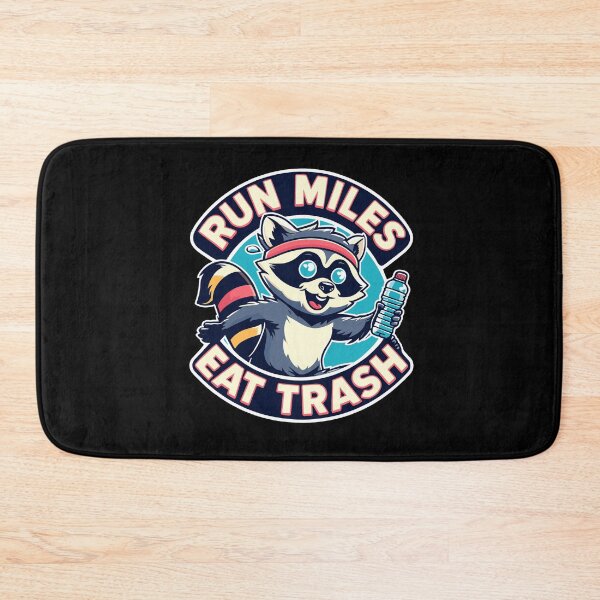 Item preview, Run Miles Eat Trash Funny Raccoon Graphic Art designed and sold by Dressed For  Duty.