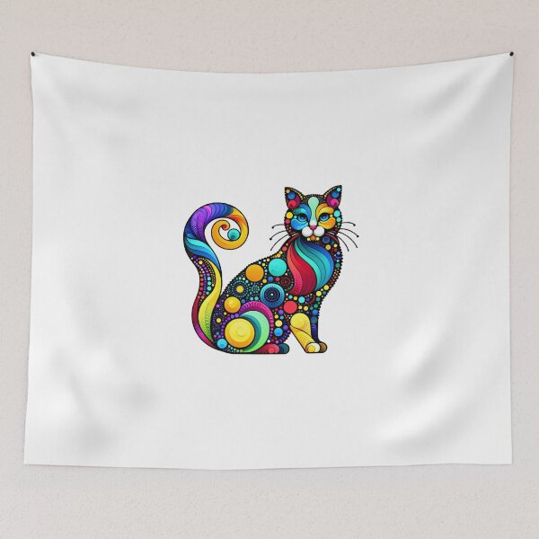 Item preview, Proud colorful cat designed and sold by ModederZukunft.