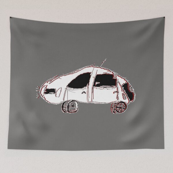 Item preview, car childrens drawing pencil pixelart designed and sold by 4rpixs.