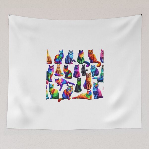 Item preview, Colorful cat party designed and sold by ModederZukunft.