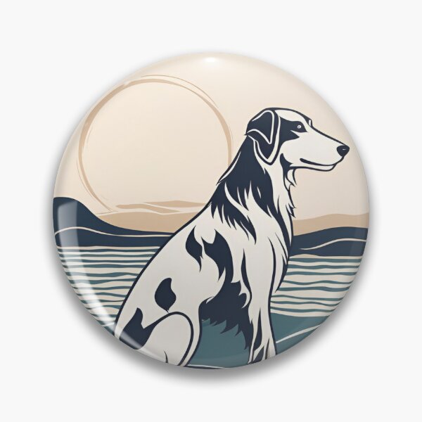 Item preview, Perro viajero en el mar borzoi onwer designed and sold by GoodyPaws.