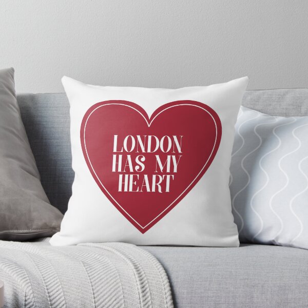 London has my Heart Throw Pillow