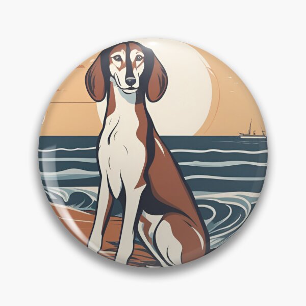 Item preview, Traveler dog in the sea saluki onwer  designed and sold by GoodyPaws.