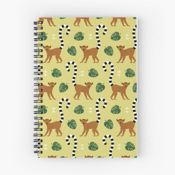 Item preview, Ringtailed lemurs on green designed and sold by reneesillus.