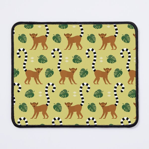 Item preview, Ringtailed lemurs on green designed and sold by reneesillus.