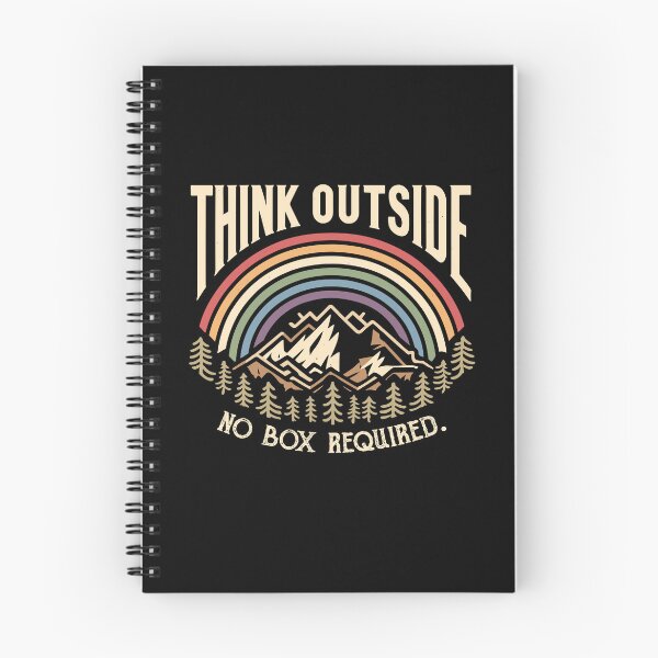 Item preview, Think Outside No Box Required Funny Camping Hiking Nature designed and sold by Dressed For  Duty.