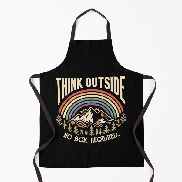 Item preview, Think Outside No Box Required Funny Camping Hiking Nature designed and sold by Dressed For Duty.
