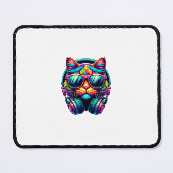 Item preview, Sunglasses and headphone time for the cat designed and sold by ModederZukunft.