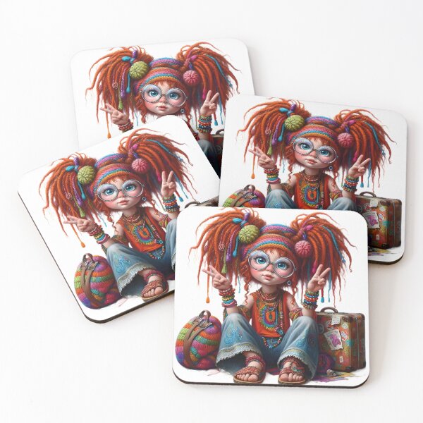 Item preview, Boho girl travelling designed and sold by Ssevi.