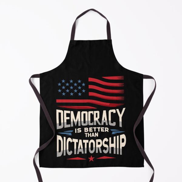 Item preview, Democracy Is Better Than Dictatorship USA American Flag designed and sold by Dressed For Duty.