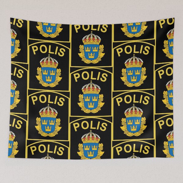 Item preview, SCANDINAVIA SWEDEN POLIS POLICE DEPARTMENT SERVICE designed and sold by miyazdesignart.