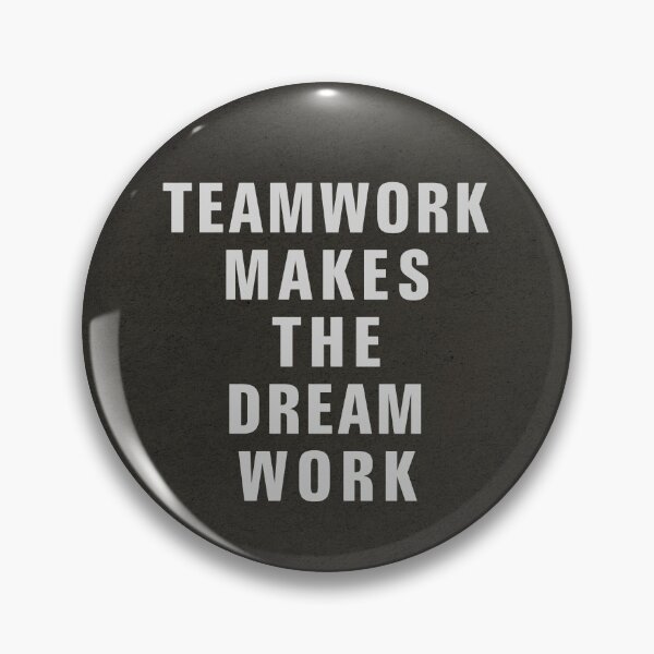 Item preview, TEAMWORK MAKES THE DREAM WORK designed and sold by Szafranscy Art Studio.