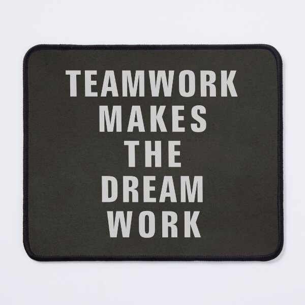 Item preview, TEAMWORK MAKES THE DREAM WORK designed and sold by Szafranscy Art Studio.