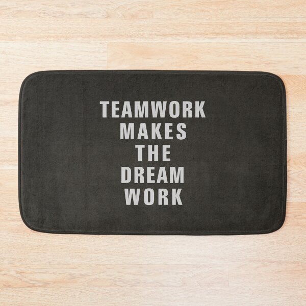 Item preview, TEAMWORK MAKES THE DREAM WORK designed and sold by Szafranscy Art Studio.