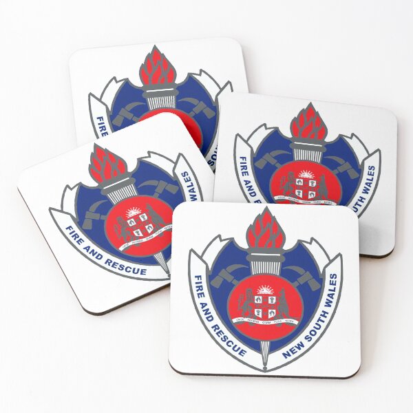 Item preview, SOUTH WALES FIREFIGHTER FIRE DEPARTMENT RESCUE RARE AUSTRALIA LOGO designed and sold by miyazdesignart.