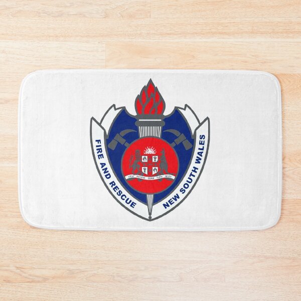 Item preview, SOUTH WALES FIREFIGHTER FIRE DEPARTMENT RESCUE RARE AUSTRALIA LOGO designed and sold by miyazdesignart.