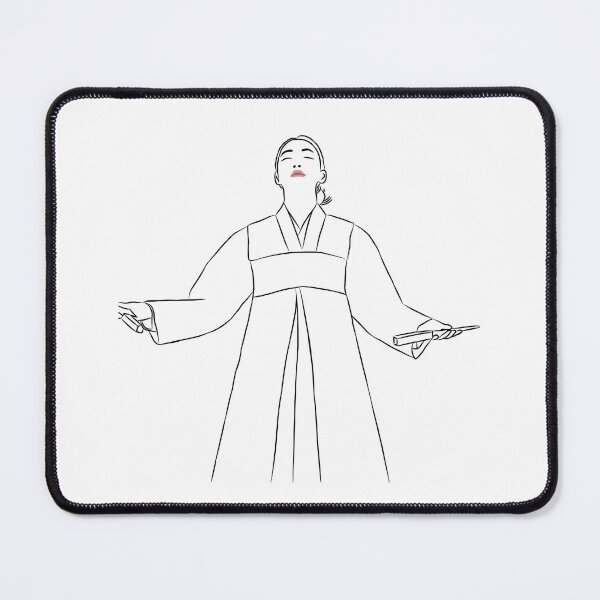 Item preview, Kim Go Eun in Exhuma Korean Movie designed and sold by ArtRaftPro.