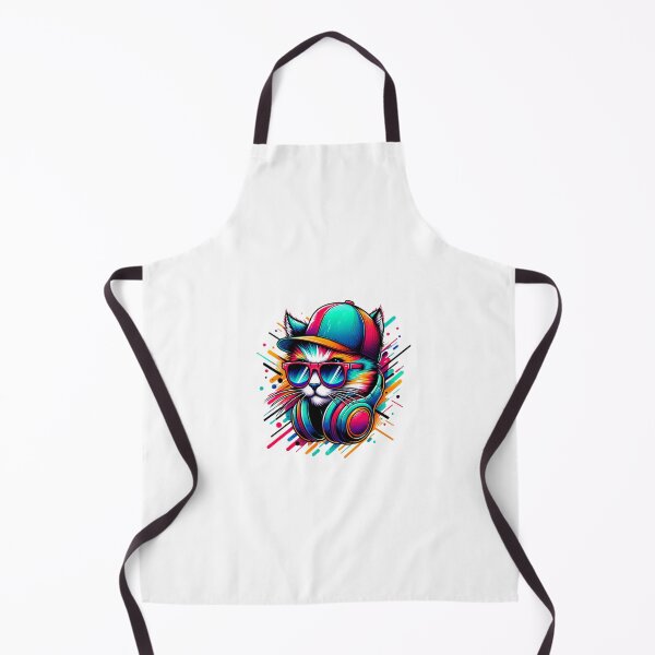 Item preview, Colorful cat with cap designed and sold by ModederZukunft.