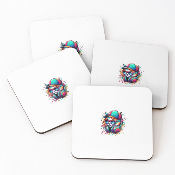Item preview, Colorful cat with cap designed and sold by ModederZukunft.