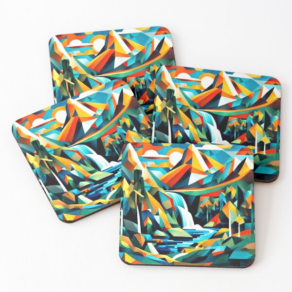 Item preview, Mountain Waterfall 5 designed and sold by George Hutton Hunter.
