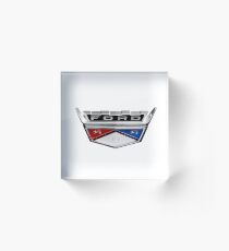 Ford Crest Emblem Acrylic Block