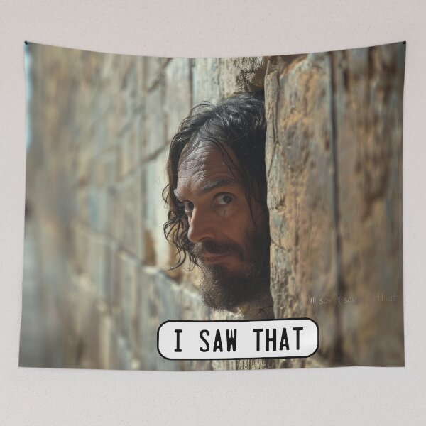 Item preview, jesus i saw that meme designed and sold by aleezon.